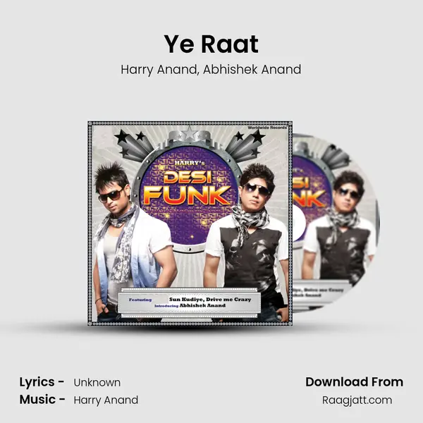 Ye Raat - Harry Anand album cover 