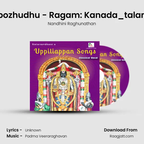 Velaipozhudhu - Ragam: Kanada_talam: Adi - Nandhini Raghunathan album cover 