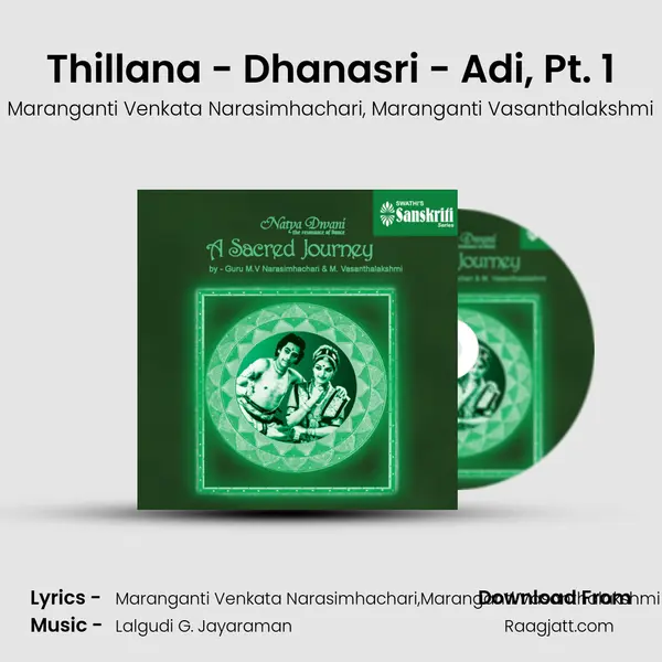 Thillana - Dhanasri - Adi, Pt. 1 - Maranganti Venkata Narasimhachari album cover 