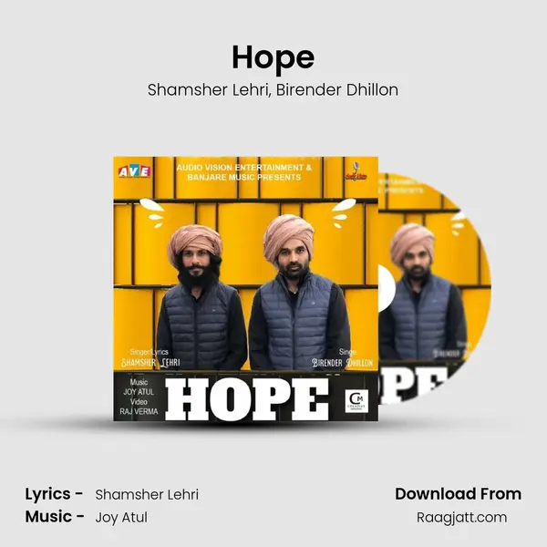 Hope - Shamsher Lehri album cover 