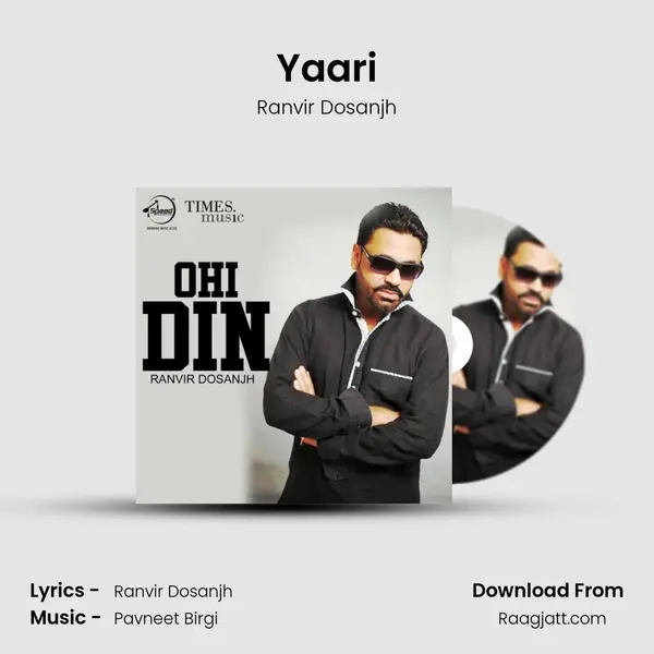 Yaari - Ranvir Dosanjh album cover 