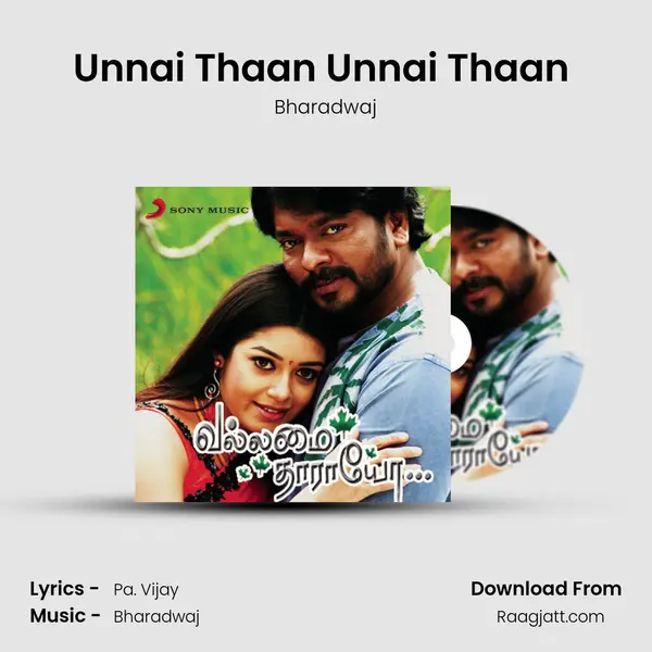 Unnai Thaan Unnai Thaan (Male) - Bharadwaj album cover 