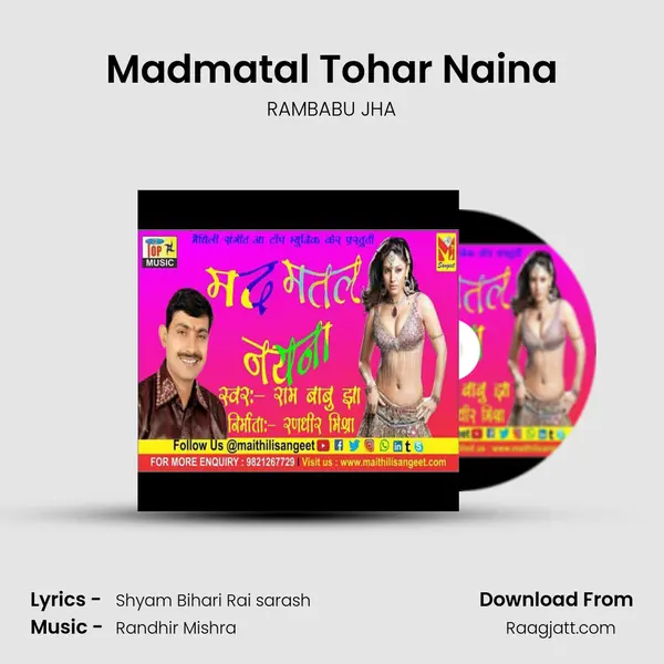 Madmatal Tohar Naina - RAMBABU JHA album cover 