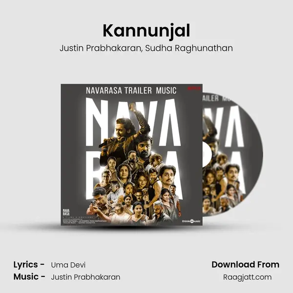 Kannunjal - Justin Prabhakaran album cover 