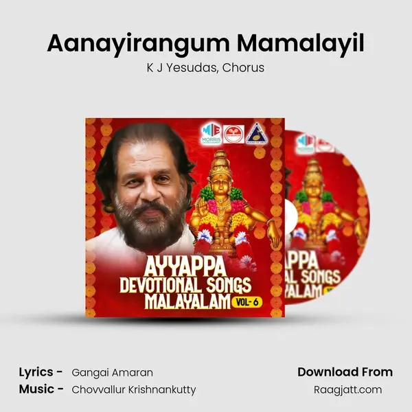 Aanayirangum Mamalayil - K J Yesudas album cover 