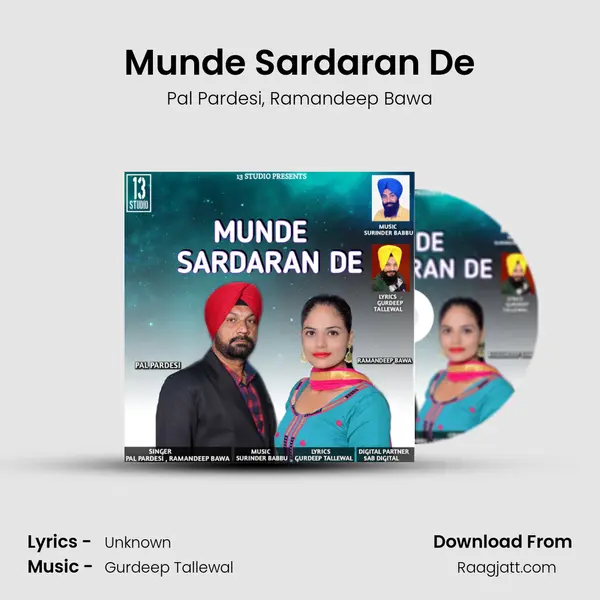 Munde Sardaran De - Pal Pardesi album cover 