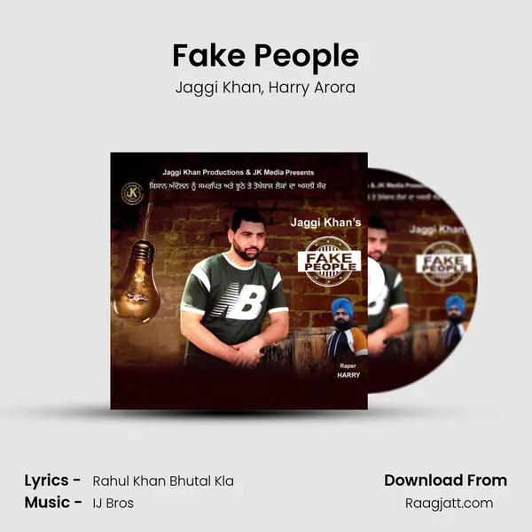 Fake People - Jaggi Khan album cover 