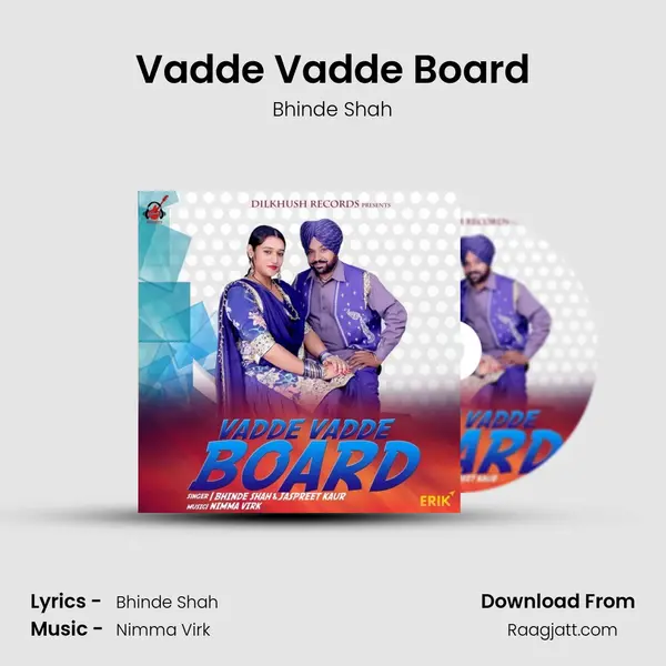 Vadde Vadde Board - Bhinde Shah album cover 