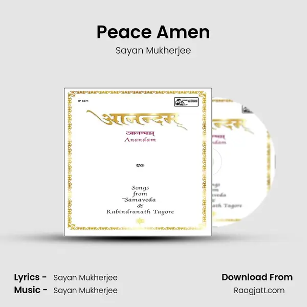 Peace Amen - Sayan Mukherjee album cover 