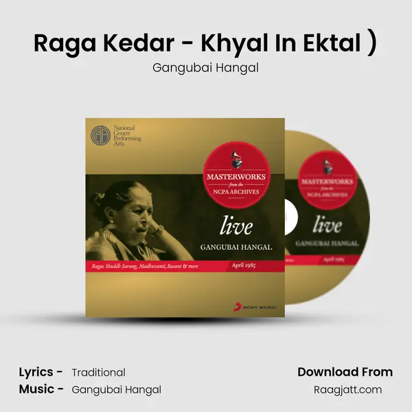 Raga Kedar - Khyal In Ektal (Ab Kalana Pare Mitawa (Live)) mp3 song