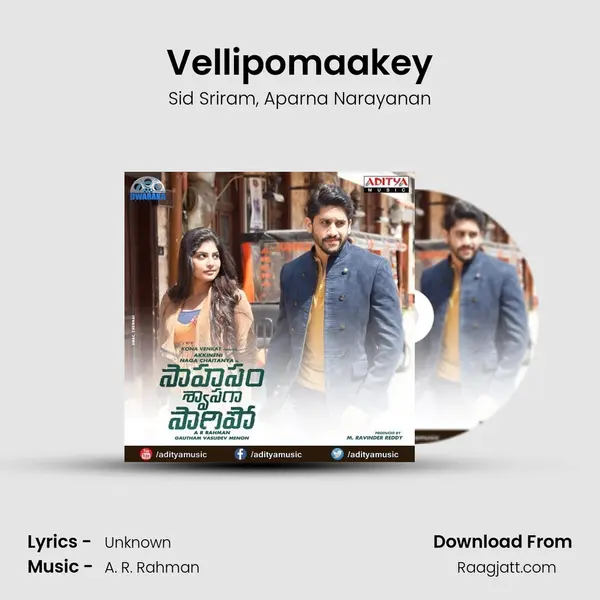 Vellipomaakey - Sid Sriram album cover 