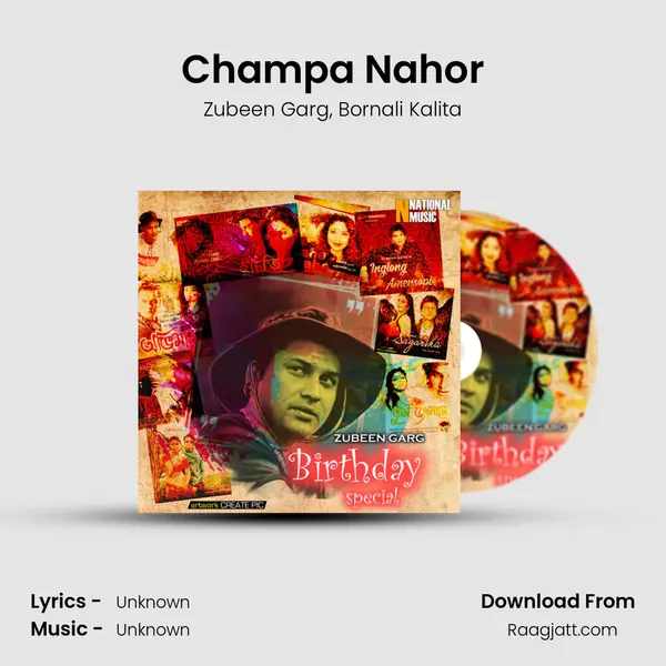 Champa Nahor - Zubeen Garg album cover 