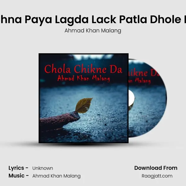 Sohna Paya Lagda Lack Patla Dhole Da - Ahmad Khan Malang album cover 