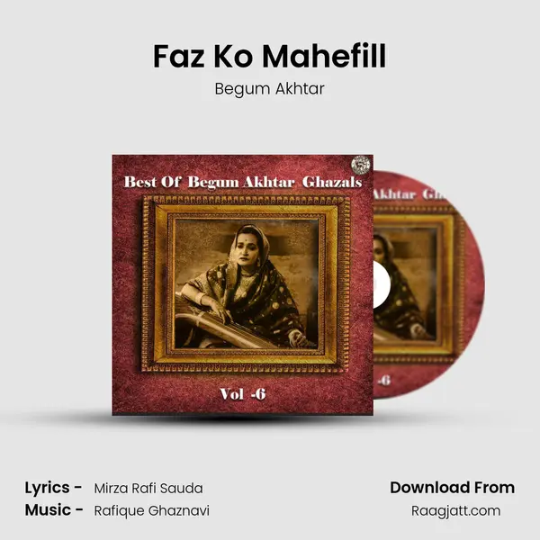 Faz Ko Mahefill - Begum Akhtar album cover 