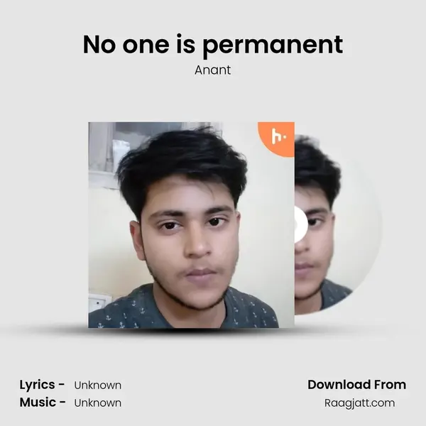 No one is permanent - Anant album cover 