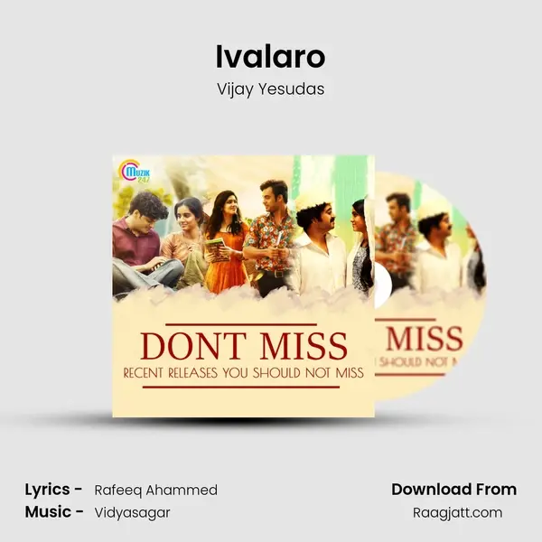 Ivalaro - Vijay Yesudas album cover 