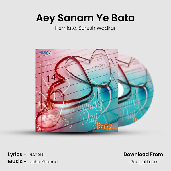 Aey Sanam Ye Bata - Hemlata album cover 