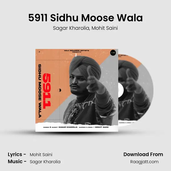 5911 Sidhu Moose Wala - Sagar Kharolia album cover 