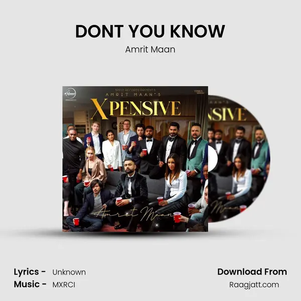 DONT YOU KNOW - Amrit Maan album cover 