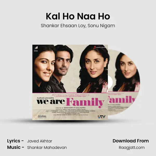 Kal Ho Naa Ho - Shankar Ehsaan Loy album cover 