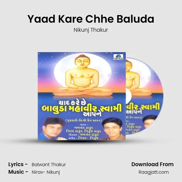 Yaad Kare Chhe Baluda - Nikunj Thakur album cover 