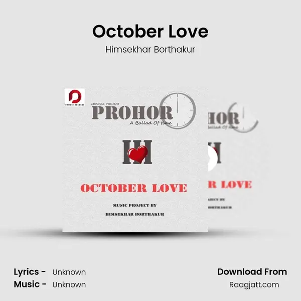 October Love - Himsekhar Borthakur album cover 