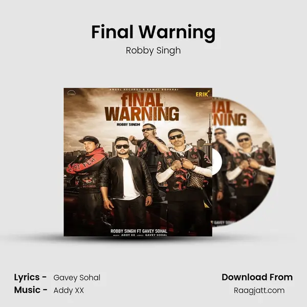 Final Warning - Robby Singh album cover 