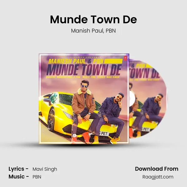 Munde Town De - Manish Paul album cover 