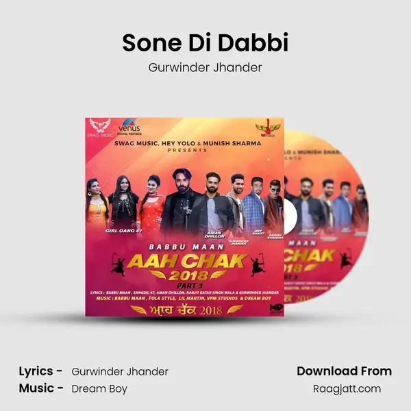 Sone Di Dabbi - Gurwinder Jhander album cover 