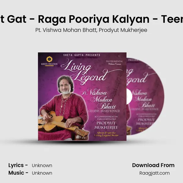 Drut Gat - Raga Pooriya Kalyan - Teental - Pt. Vishwa Mohan Bhatt album cover 