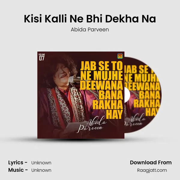 Kisi Kalli Ne Bhi Dekha Na mp3 song