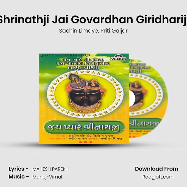 Jai Pyaare Shrinathji Jai Govardhan Giridhariji Amrutvani - Sachin Limaye album cover 