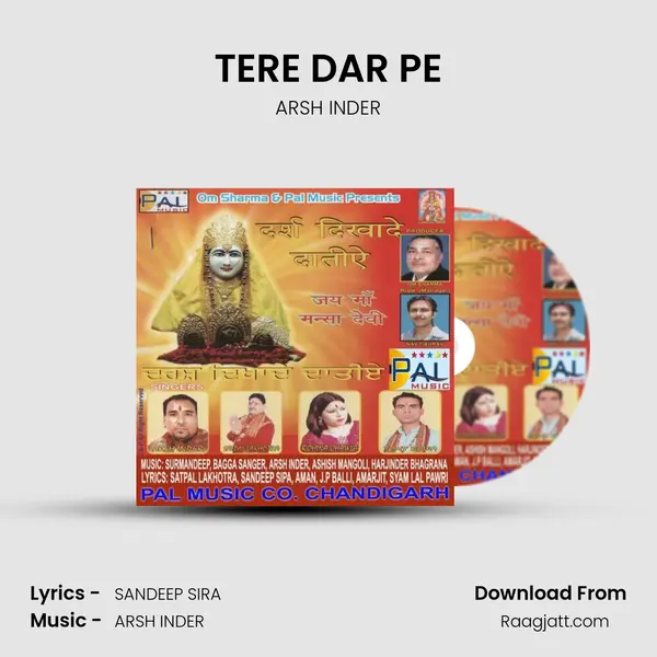 TERE DAR PE - ARSH INDER album cover 