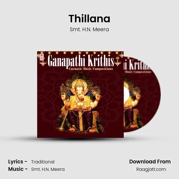 Thillana - Smt. H.N. Meera album cover 