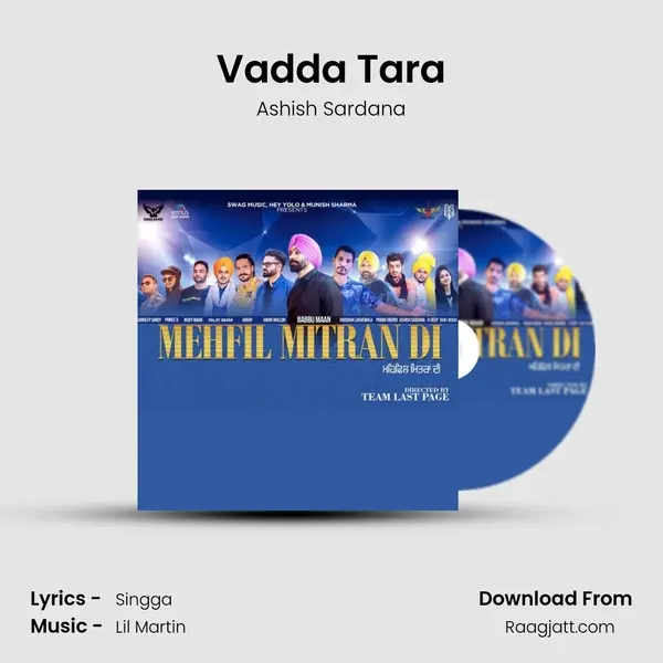 Vadda Tara - Ashish Sardana album cover 