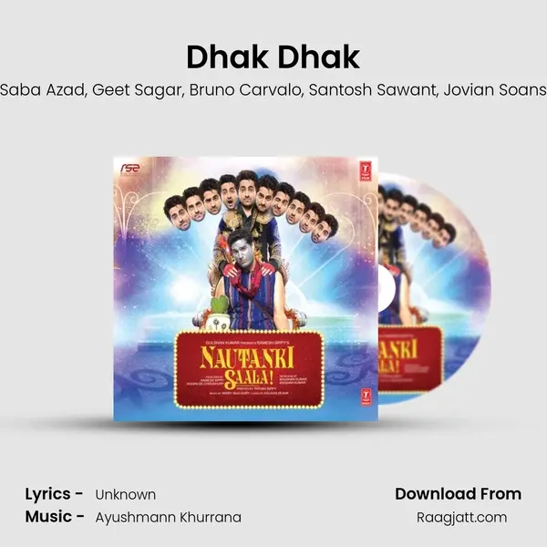 Dhak Dhak - Saba Azad album cover 