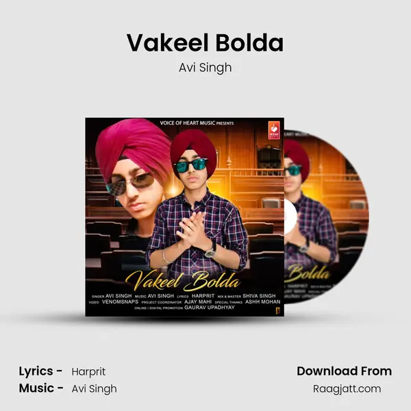 Vakeel Bolda - Avi Singh album cover 