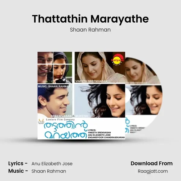 Thattathin Marayathe - Shaan Rahman album cover 