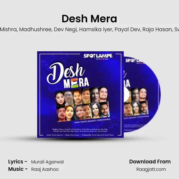 Desh Mera - Shaan album cover 