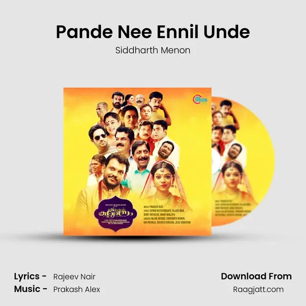 Pande Nee Ennil Unde - Siddharth Menon album cover 