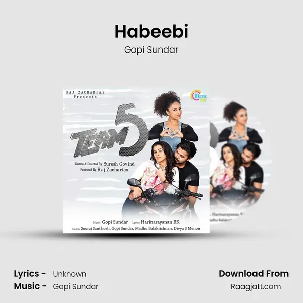 Habeebi - Gopi Sundar album cover 