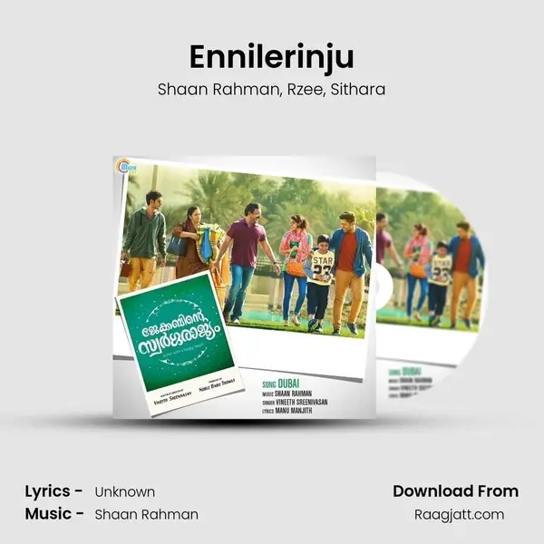 Ennilerinju - Shaan Rahman album cover 