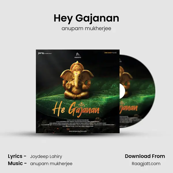 Hey Gajanan - anupam mukherjee album cover 