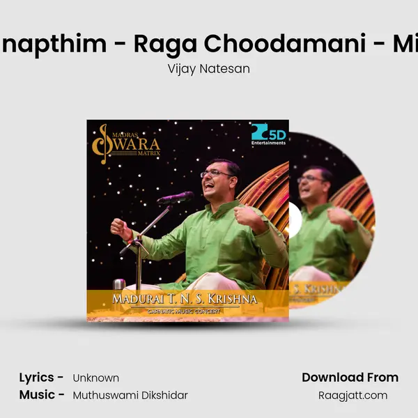 Swetha Ganapthim - Raga Choodamani - Misra Chapu - Vijay Natesan album cover 