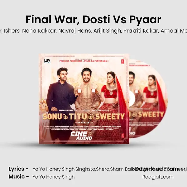 Final War, Dosti Vs Pyaar - Kartik Aaryan album cover 