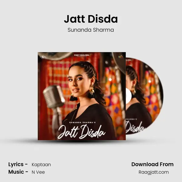 Jatt Disda - Sunanda Sharma album cover 