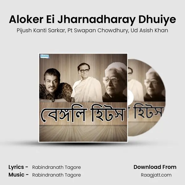 Aloker Ei Jharnadharay Dhuiye - Pijush Kanti Sarkar album cover 