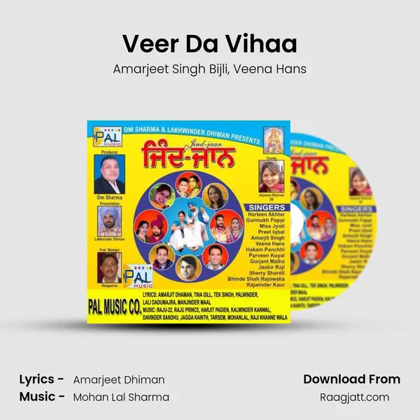 Veer Da Vihaa - Amarjeet Singh Bijli album cover 