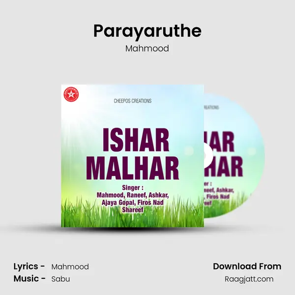 Parayaruthe - Mahmood album cover 