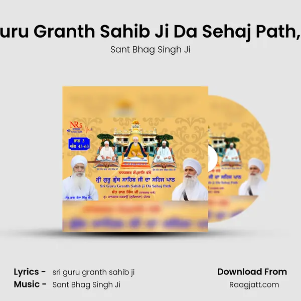 Sri Guru Granth Sahib Ji Da Sehaj Path, Pt. 3 - Sant Bhag Singh Ji album cover 